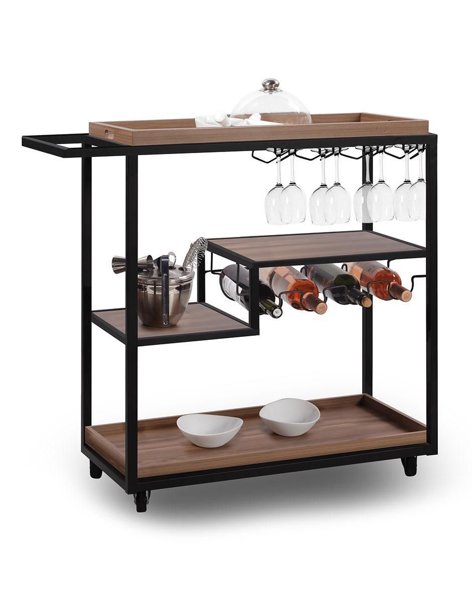 Carro de bar áreas múltiples Dimasmueble madera