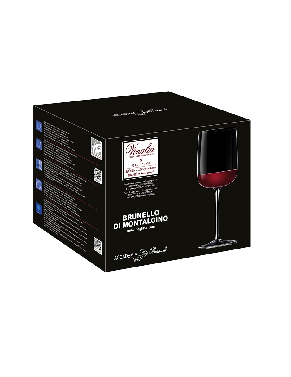 Set de copas para vino Luigi Bormioli Sublime 4 piezas
