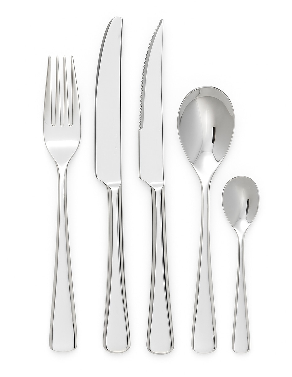 Set cubiertos ceri de acero inoxidable 50 piezas Set cubiertos ceri de acero inoxidable 50 piezas