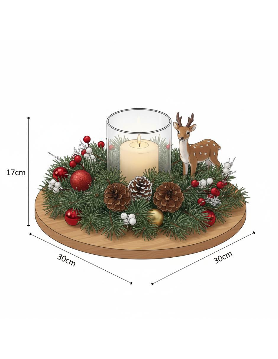 Centro de mesa Navidad 3