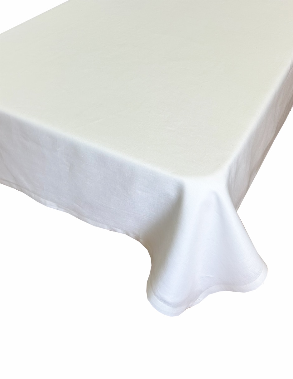 Mantel rectangular de lino Bélgica