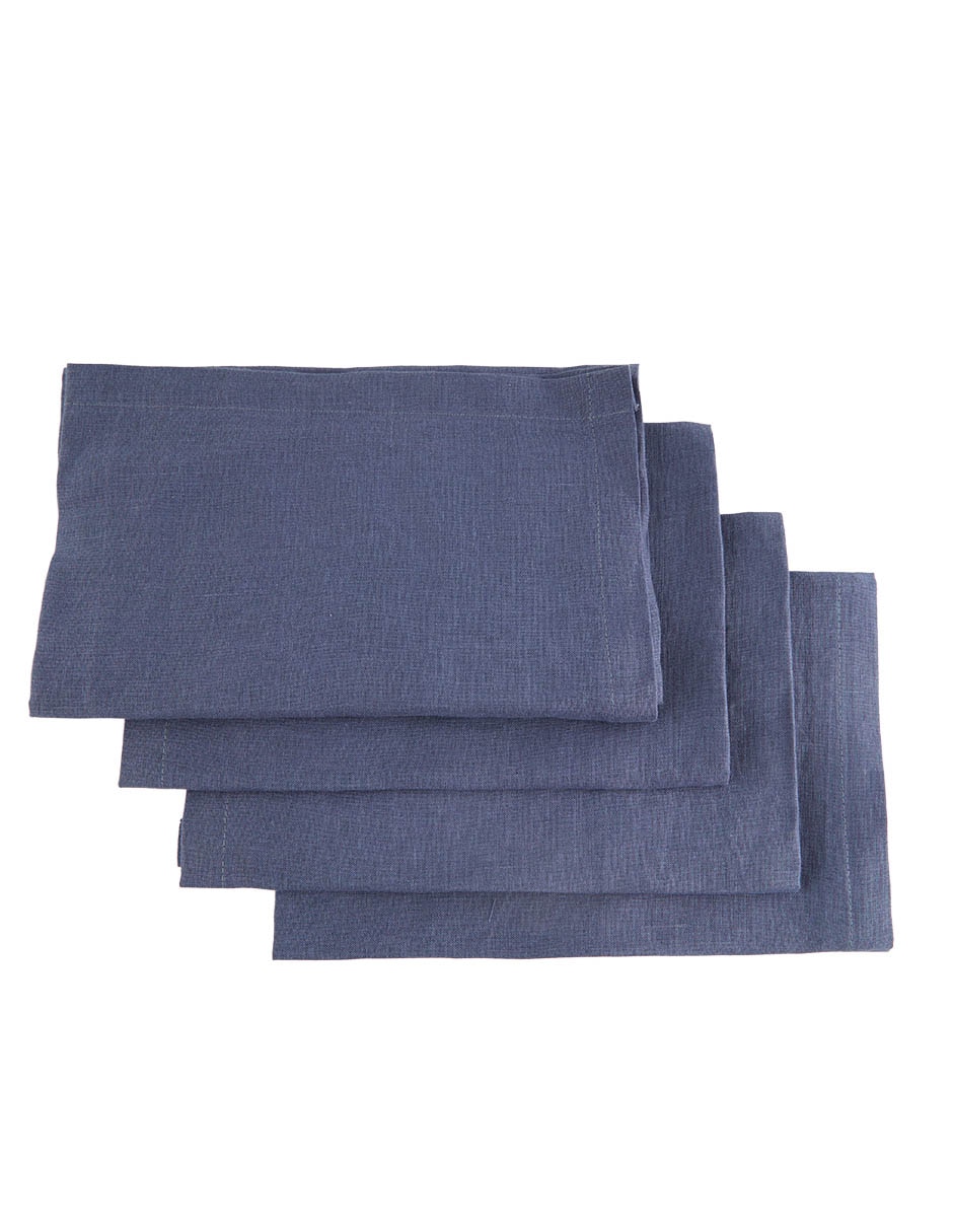 Set servilleta Bélgica de lino 4 piezas