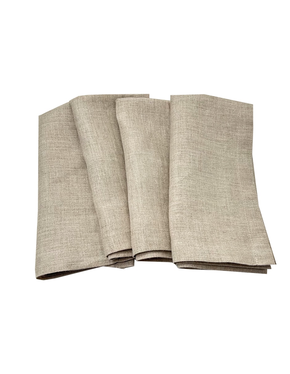 Set servilleta Bélgica de lino 4 piezas