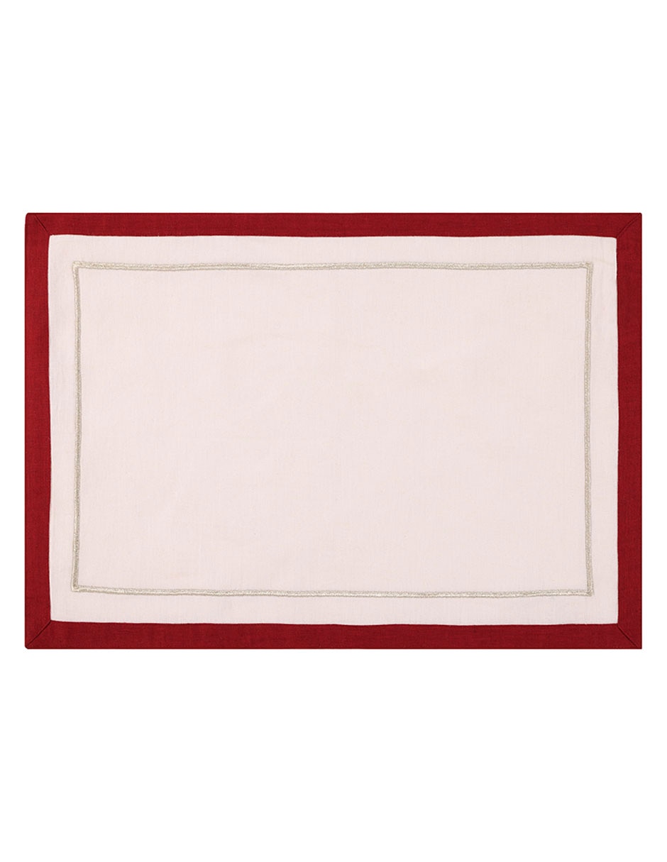 SET MANTEL IND REC, 33 X 48 CM, BLANCO 1