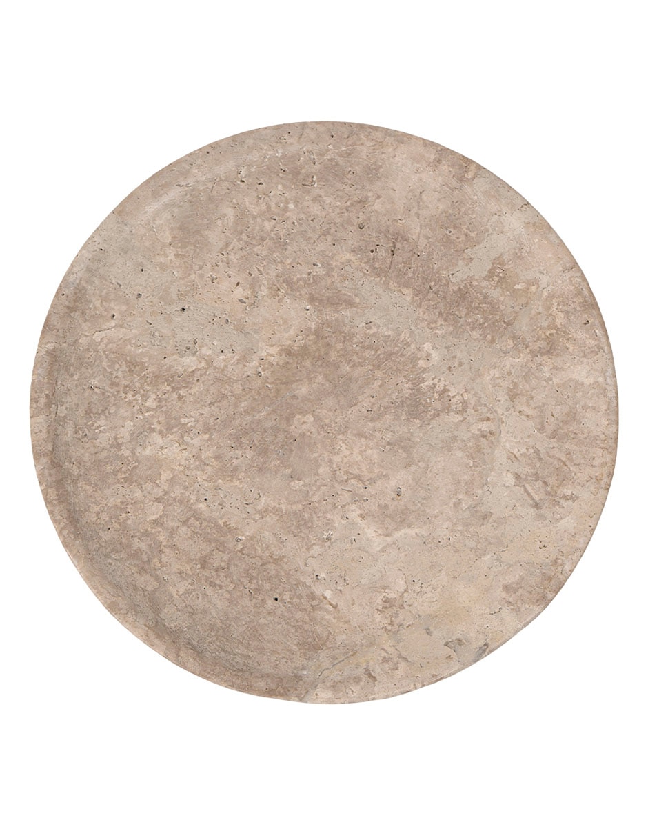 Charola de mármol travertino
