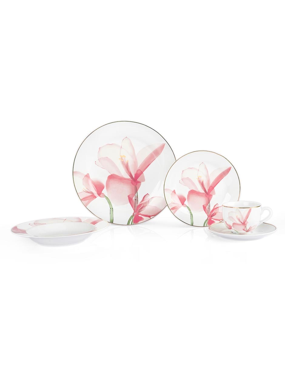 Vajilla elein de porcelana para 4 personas