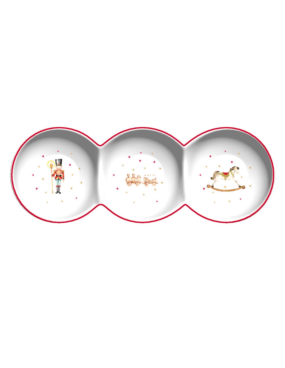 Botanero navideño de porcelana 1