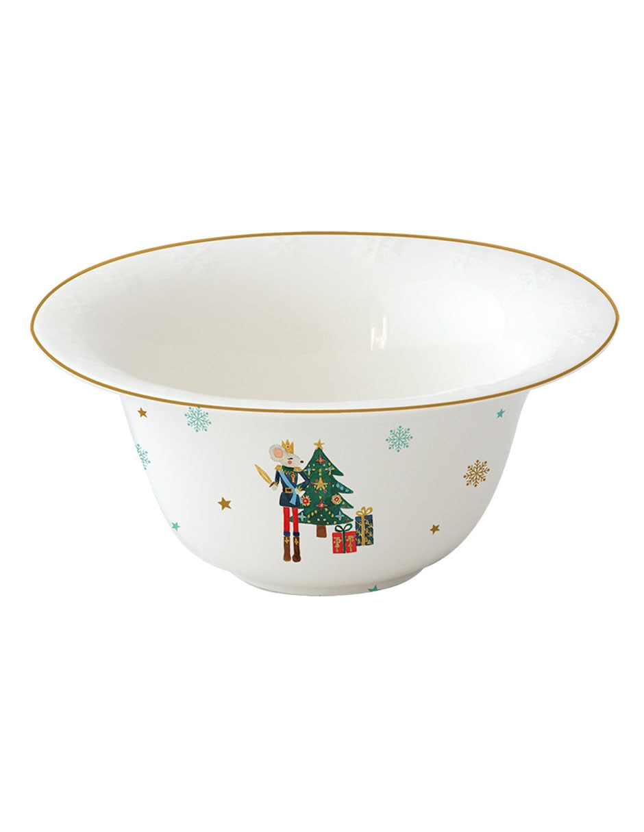 Set bowl Golden Snow 4 piezas de cerámica 4