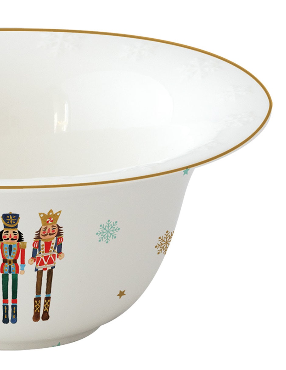 Set bowl Golden Snow 4 piezas de cerámica 9