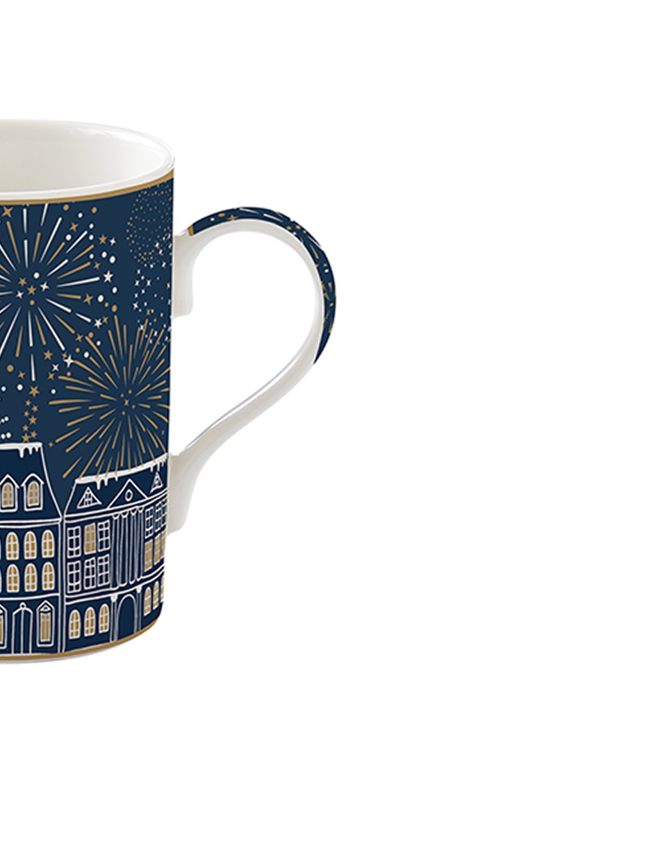 Taza con tapa con difusor Midnight