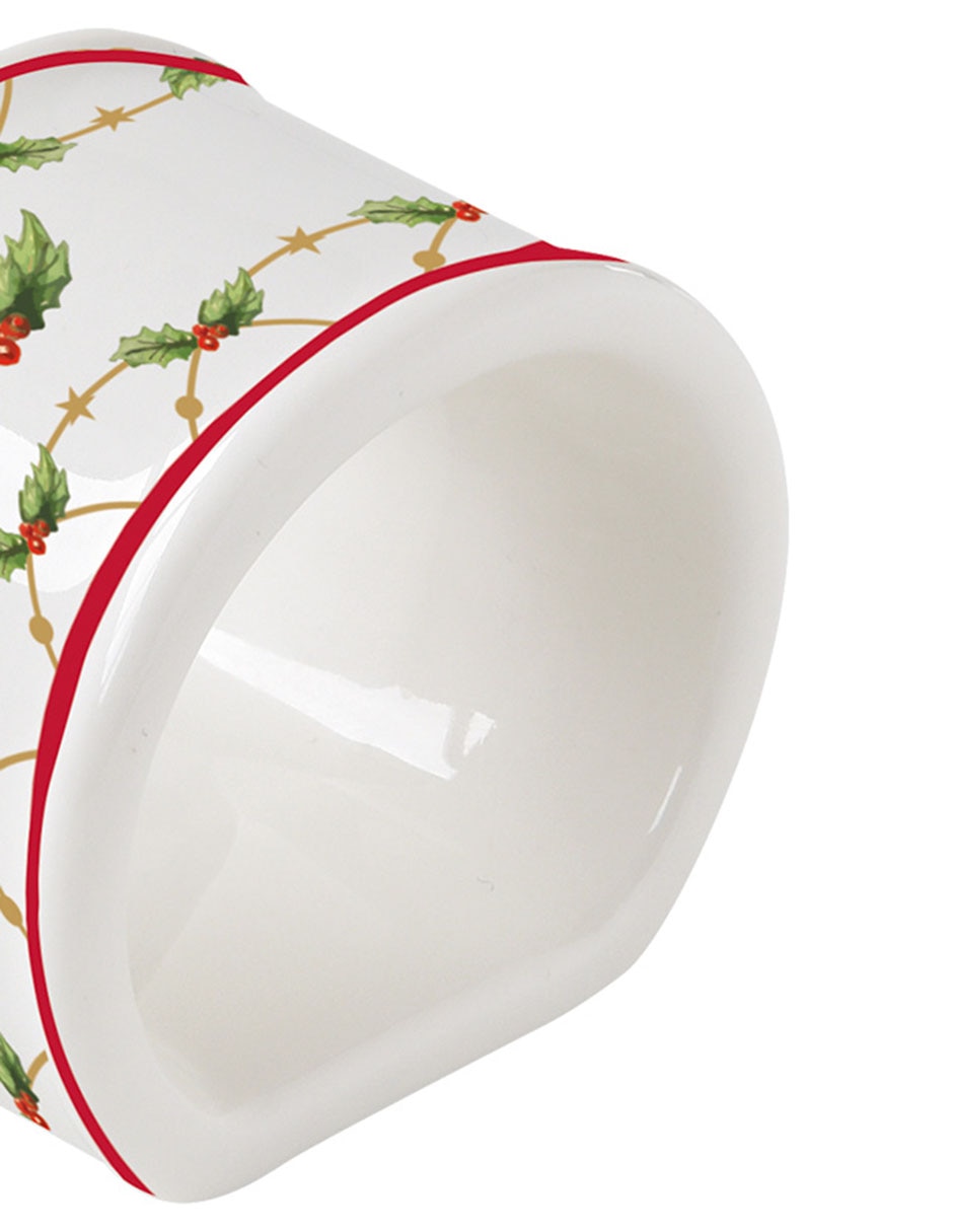 Set aro servilleta navideño 4 piezas 3