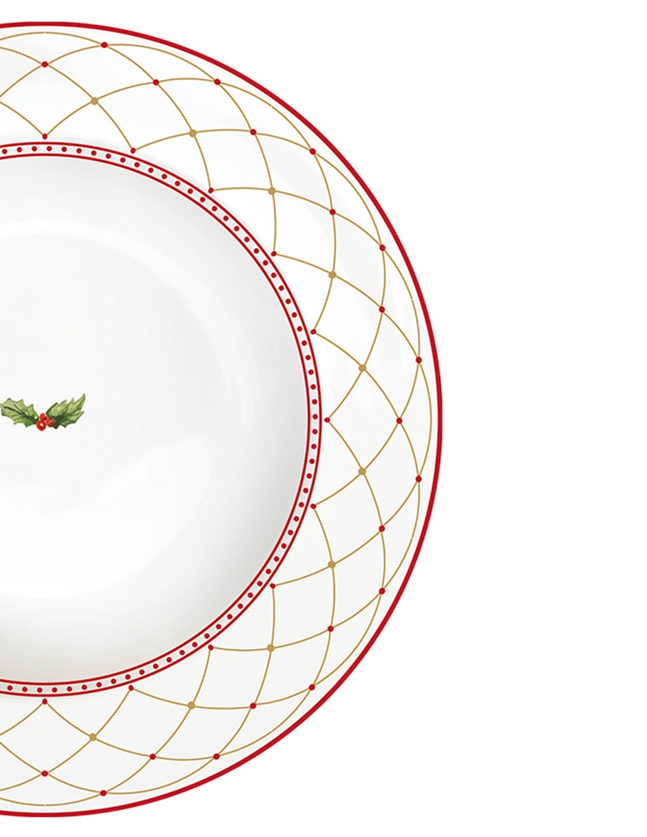 Vajilla cerrada N Narrative de porcelana para 4 personas