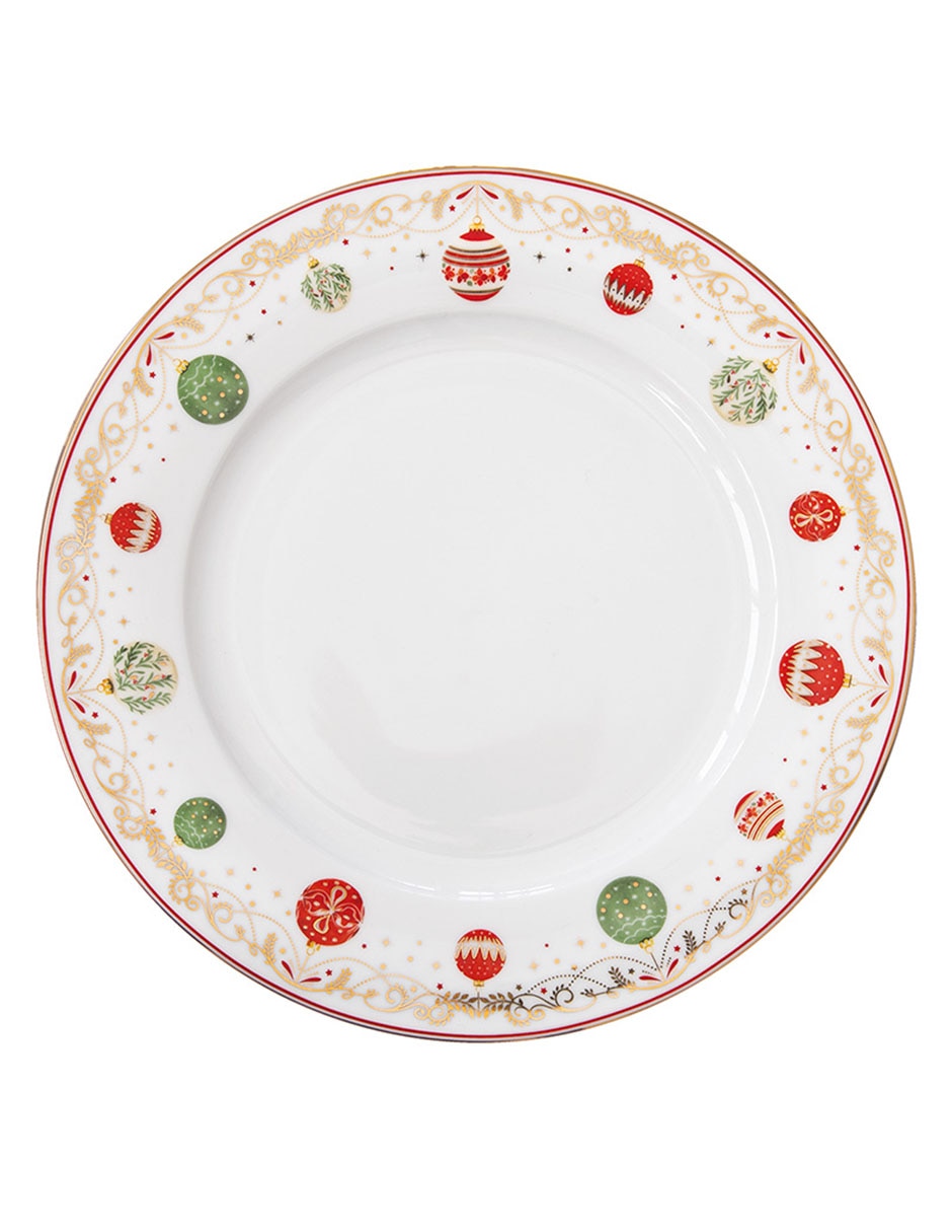 Vajilla cerrada Christmas Eve de porcelana para 4 personas 2