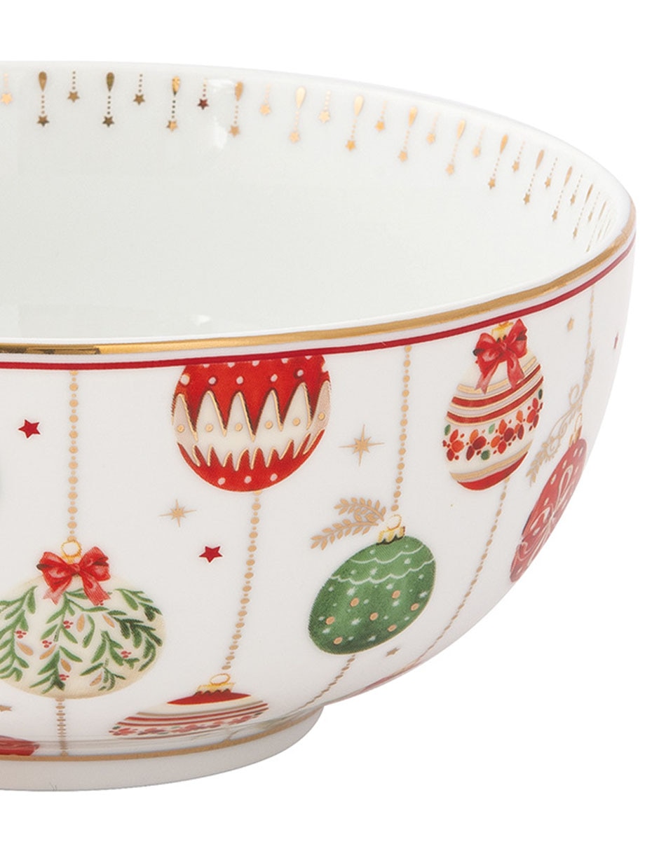 Bowl Christmas Eve de porcelana 2
