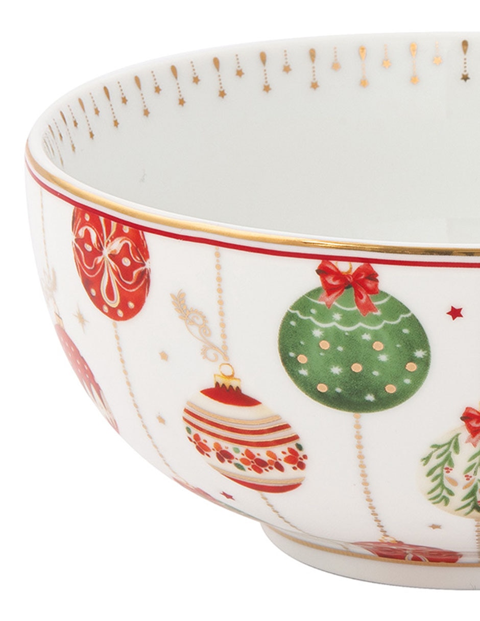 Bowl Christmas Eve de porcelana Bowl Christmas Eve de porcelana