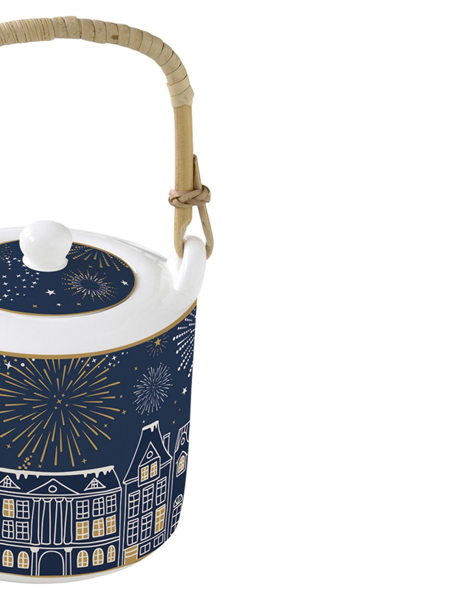 Set de té Midnight de porcelana 6