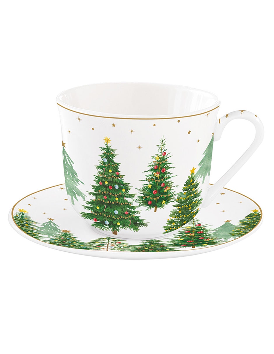 Set terno navideño Festive Trees 2 piezas 1