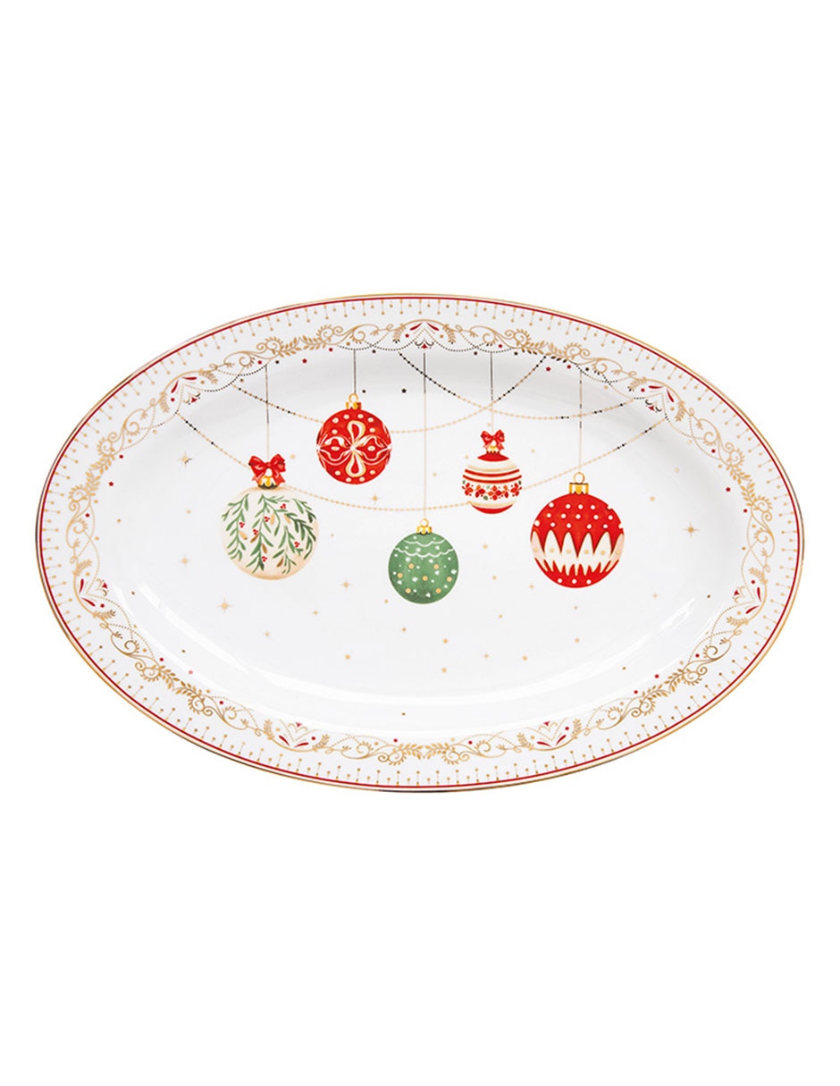 Platón Christmas Eve de porcelana 1