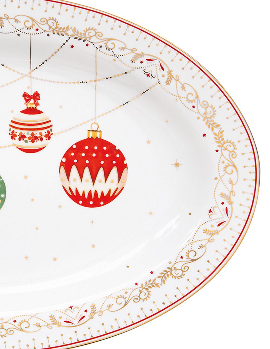 Platón Christmas Eve de porcelana