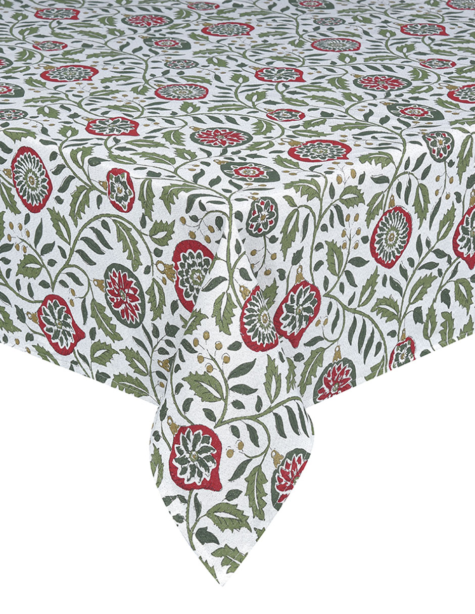 Mantel rectangular de algodón Ivy