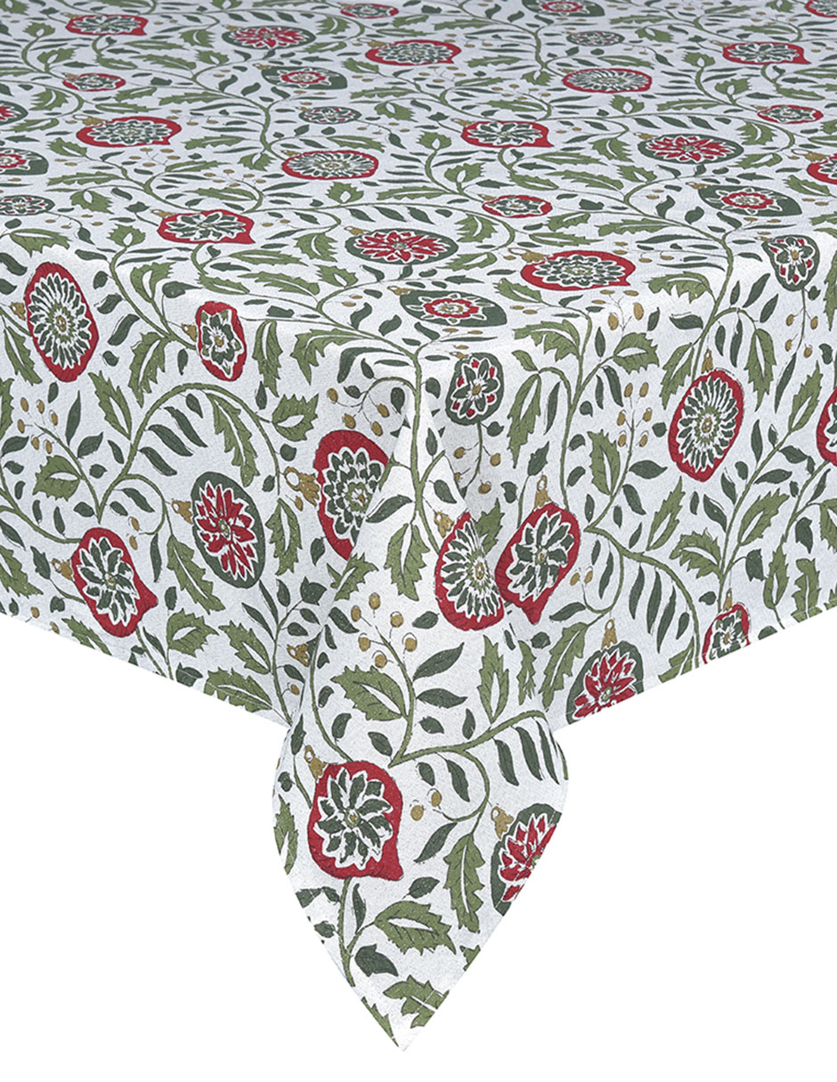 Mantel rectangular de algodón Ivy