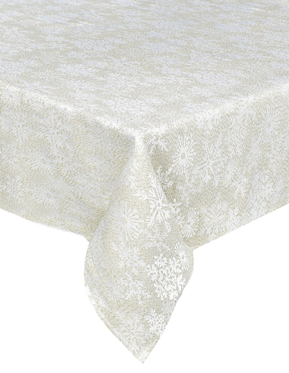Mantel rectangular de algodón Winter