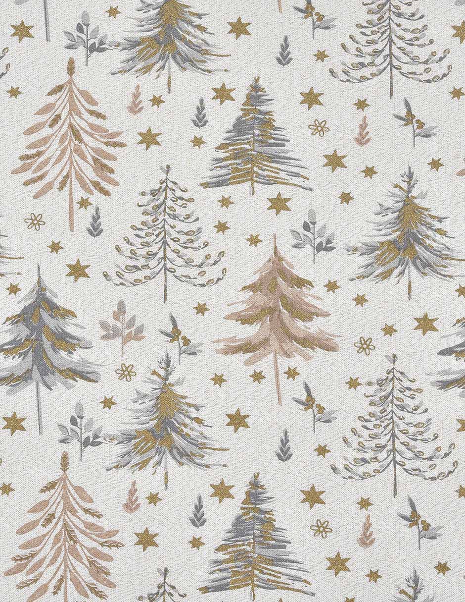 Mantel navideño rectangular de algodón Nichola 2