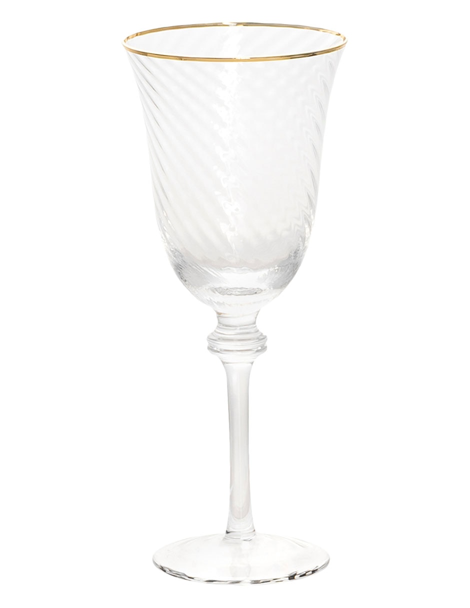 Copa para vino Cosecha de vidrio soplado 2