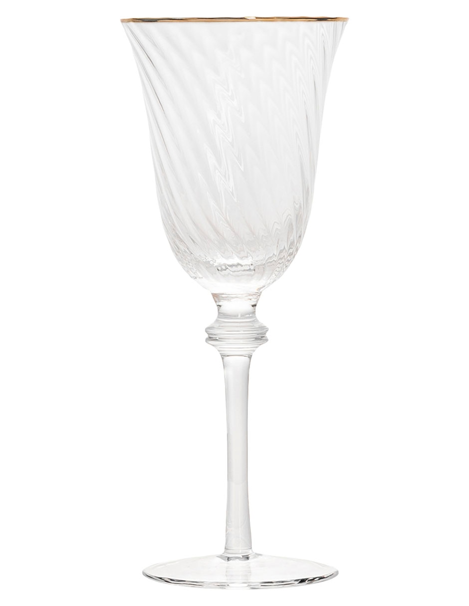 Copa para vino Cosecha de vidrio soplado 1