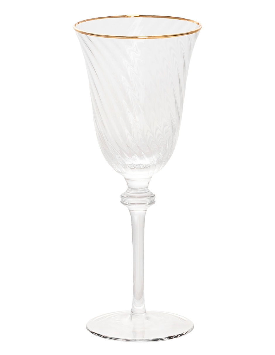 Copa para vino Cosecha de vidrio soplado 2