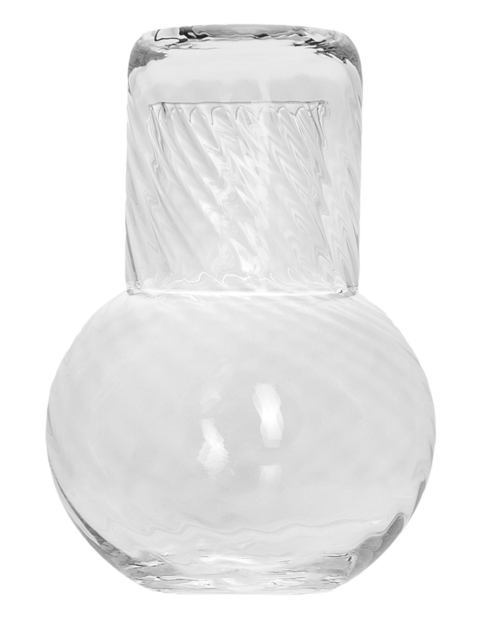 Botella para agua de vidrio cosecha 1 L 1