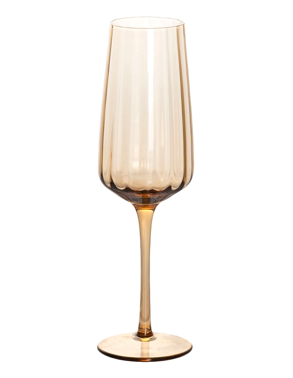 Copa flauta Tempo de vidrio soplado 2