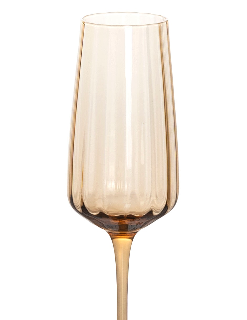 Copa flauta Tempo de vidrio soplado 3