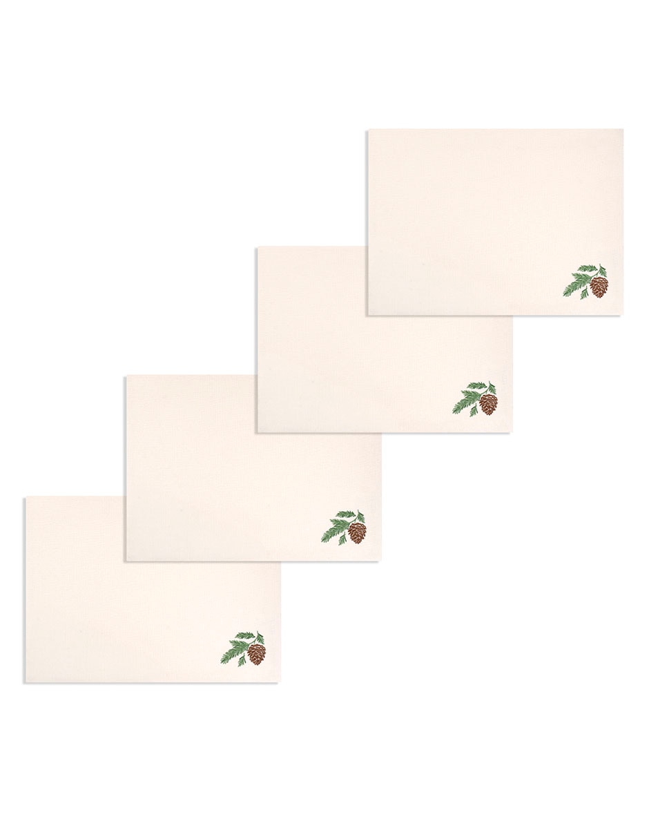 Set mantel individual rectangular de algodón christmas Set mantel individual rectangular de algodón christmas