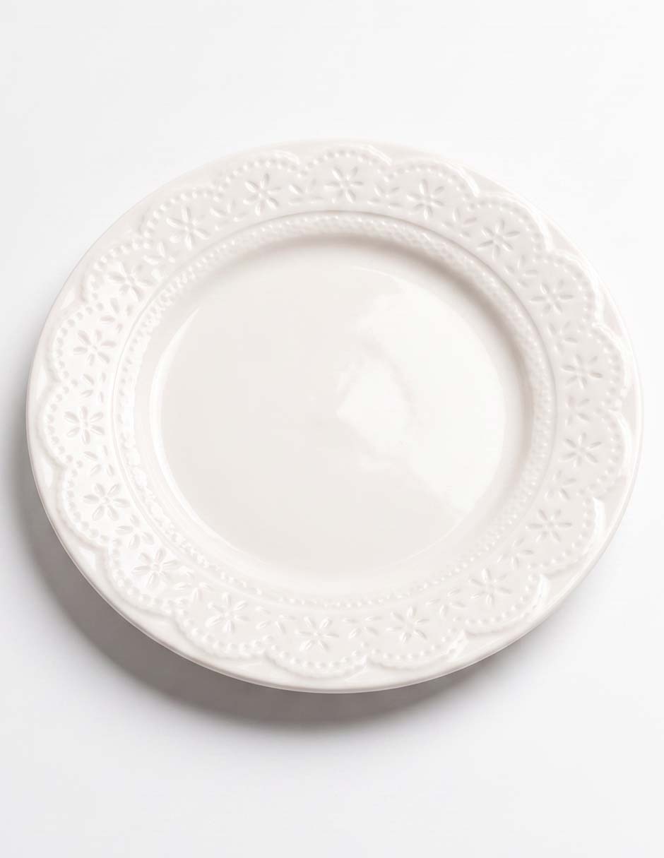 Plato pan Lacy de cerámica 5