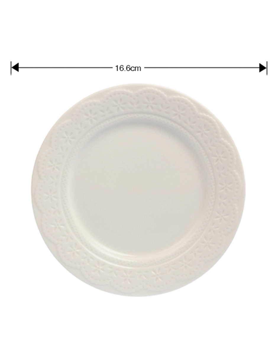 Plato pan Lacy de cerámica 6