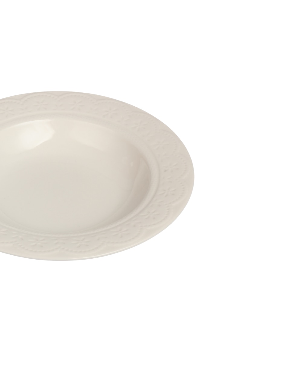 Plato Lacy de porcelana 2