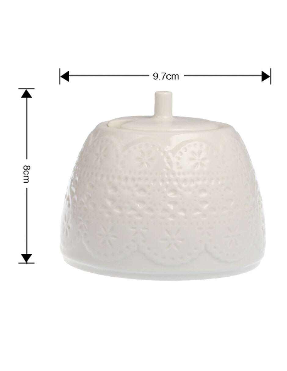 Set azucarera de porcelana 5