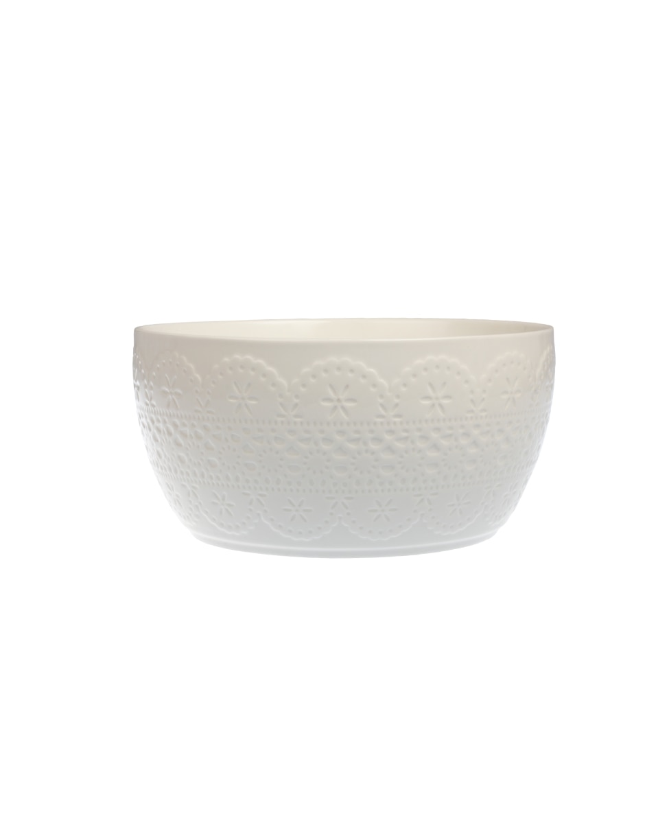 Ensaladera ensaladera lacy de porcelana 2