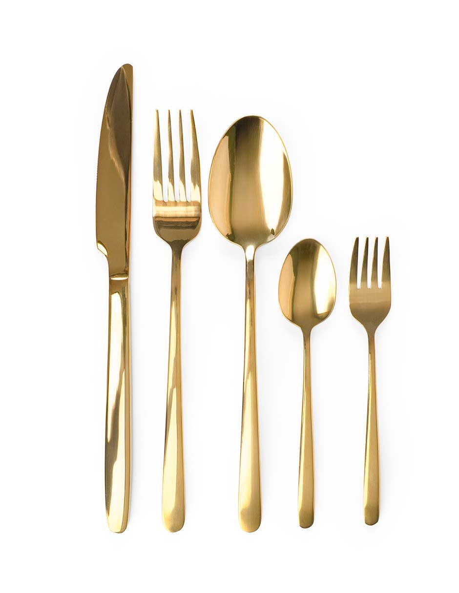 Set cubiertos silverio de acero inoxidable 30 piezas