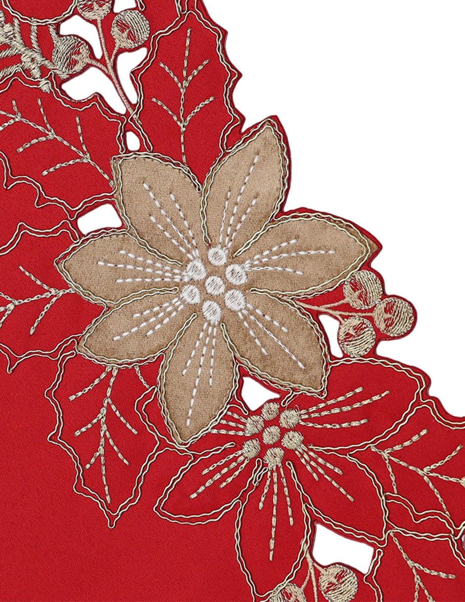 Camino de mesa navi, 40 x 135 cm, rojo