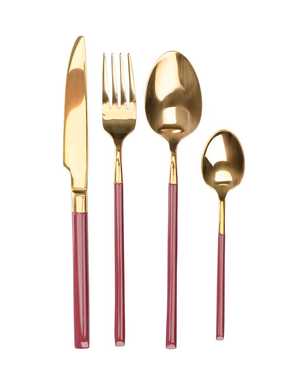 Set cubiertos raul de acero inoxidable 16 piezas