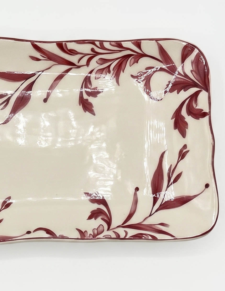 Platón de porcelana