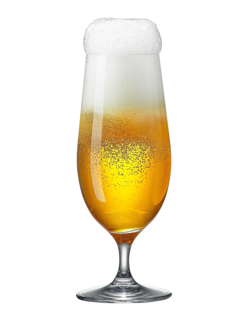 Set copas para cerveza city de cristal 6 piezas