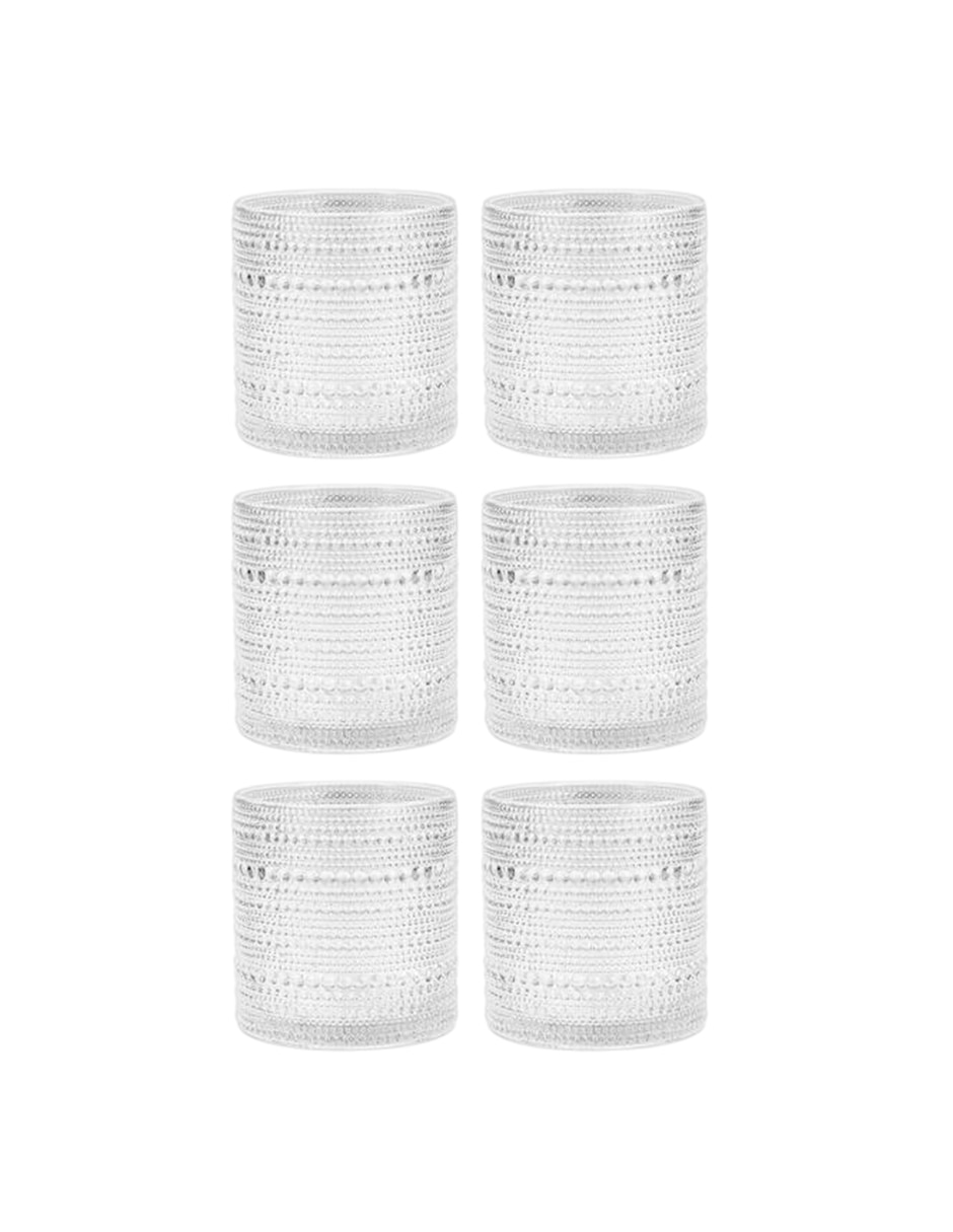 Vasos vidrio bormioli jupiter transparente