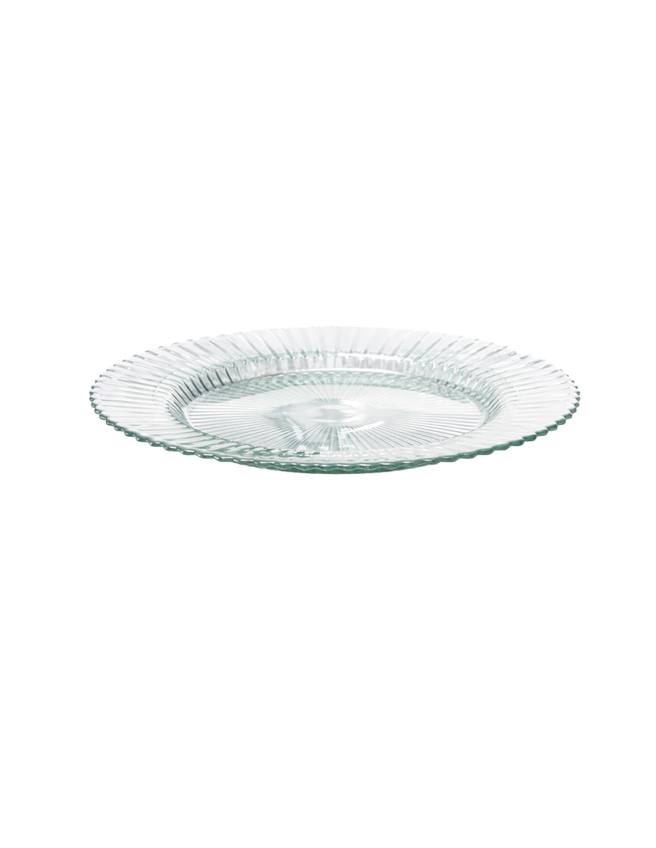 Plato ensalada archie verde de vidrio 1 pieza 3