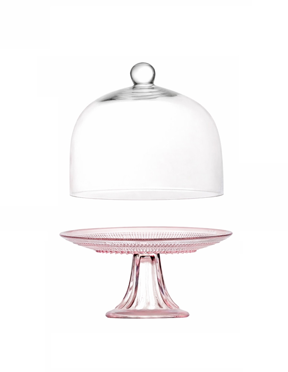 Servicios de mesa bormioli jupiter rosa de vidrio 2 piezas