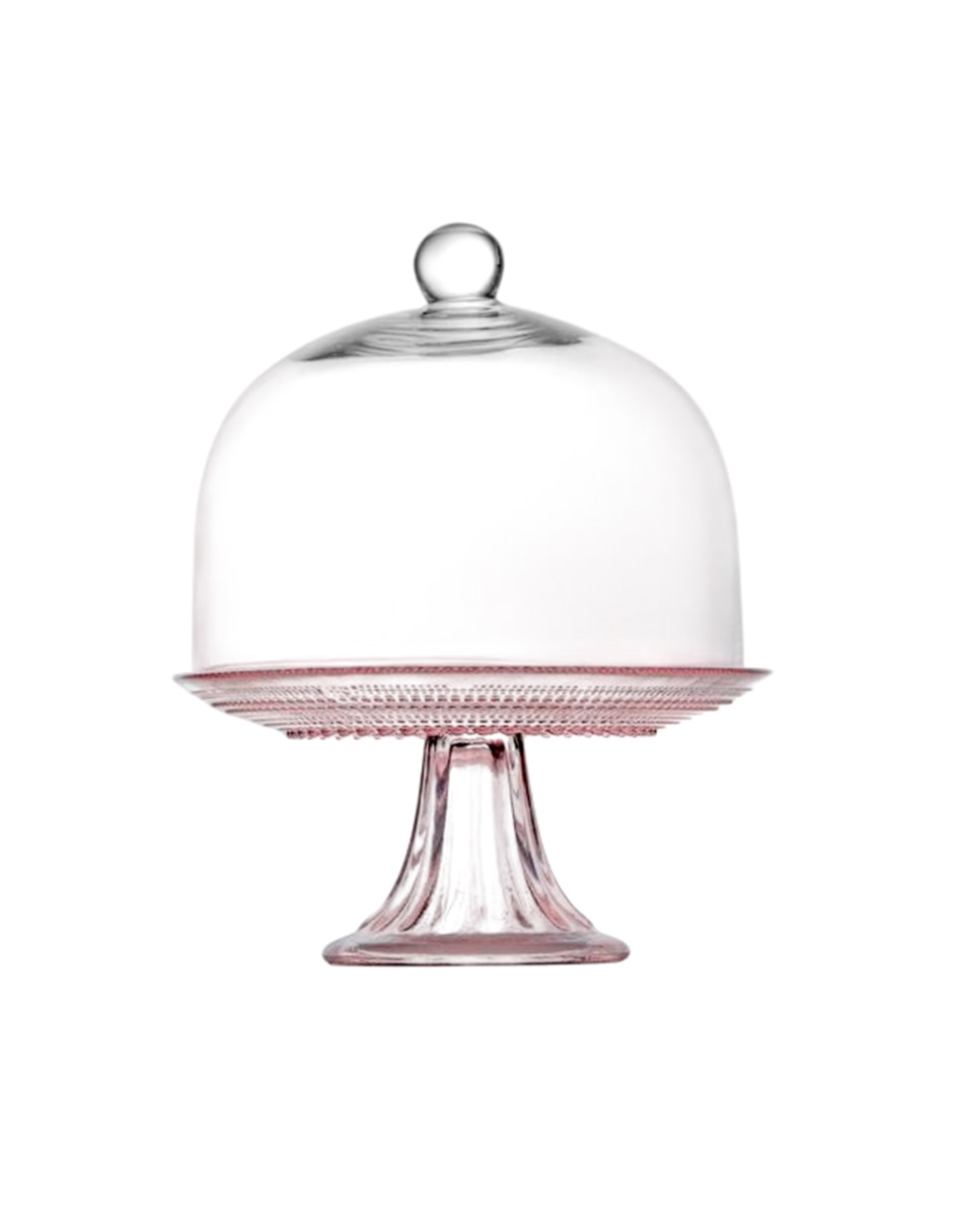 Servicios de mesa bormioli jupiter rosa de vidrio 2 piezas