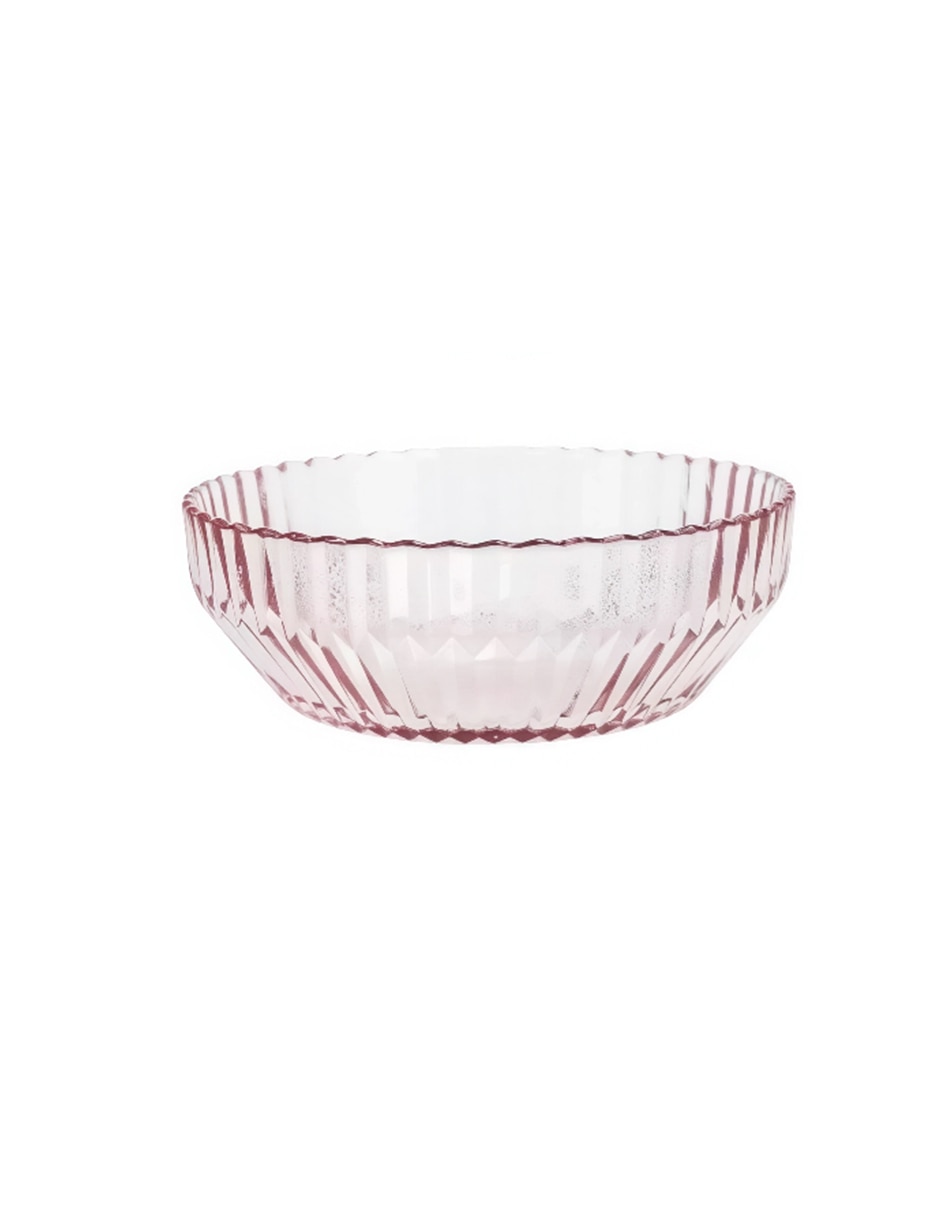 Bowl archie rosa 1 pieza de vidrio 1