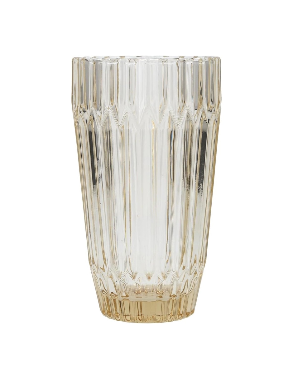 Vaso cooler archie dorado de vidrio con 1 pieza 1